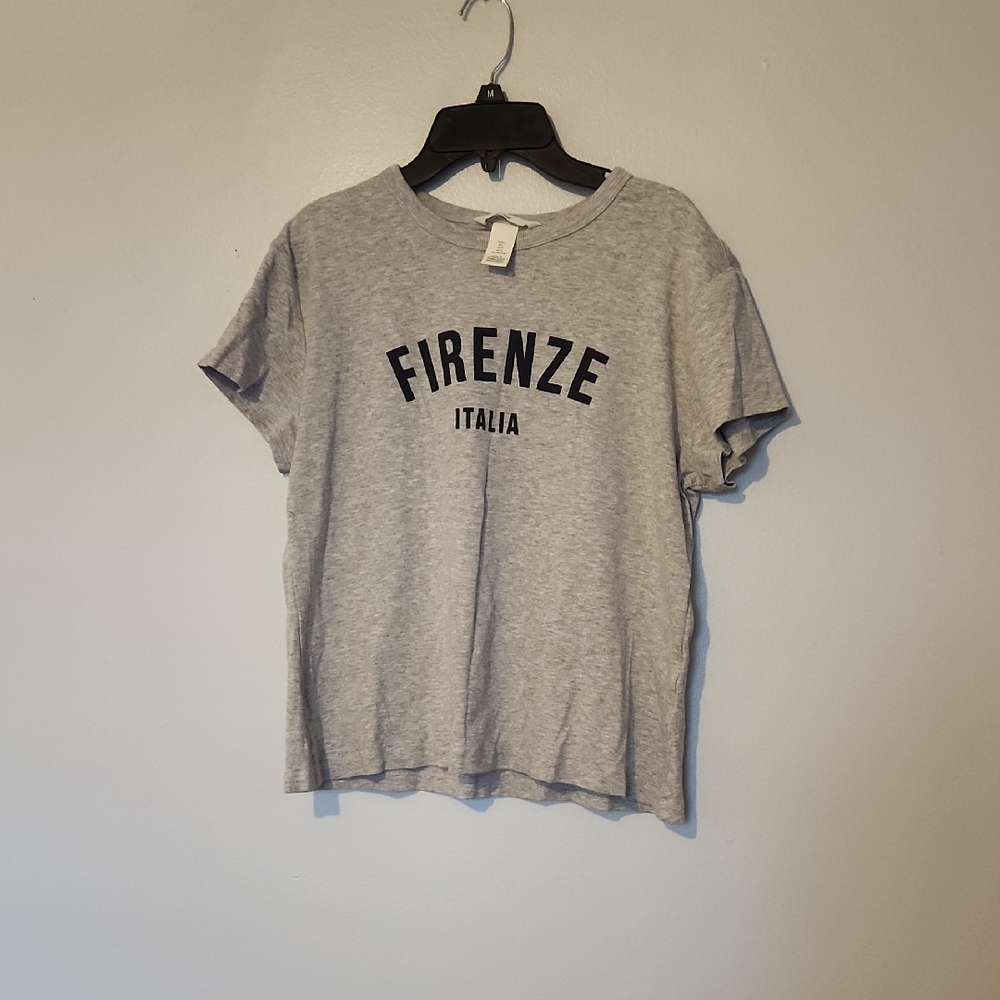 H&M Light Gray Casual T-Shirt